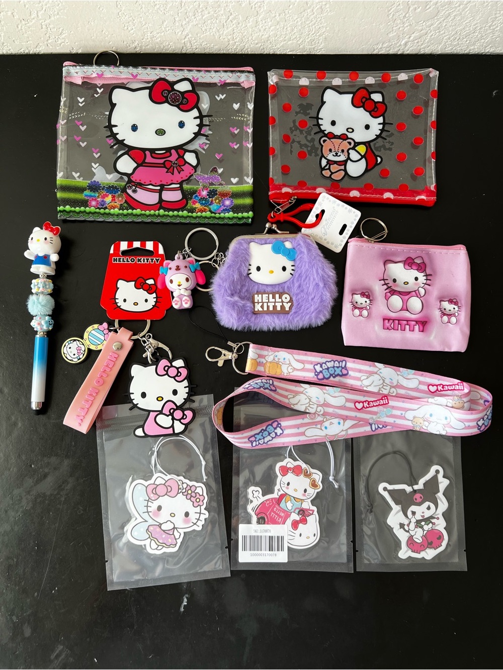 Sanrio Hello Kitty & Friends Cute Accessory Bundle Lot - 11 Pcs NWT